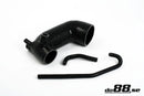 do88 89-92 Audi Ur-Quattro 2.2T 20V Inlet Hose - Black-1