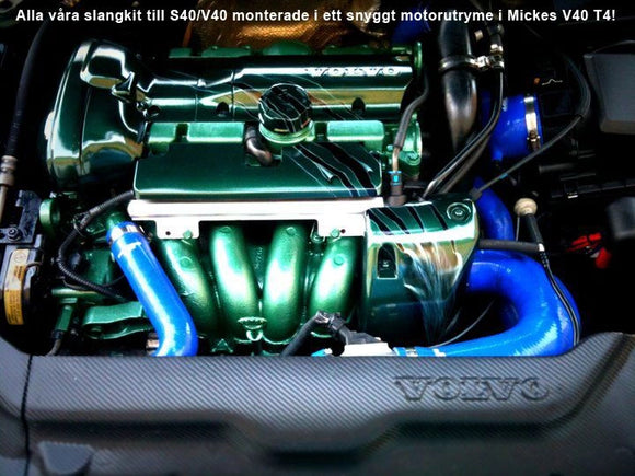 do88 Volvo S40/V40 2.0T/T4 98-04 Pressure Hoses Black