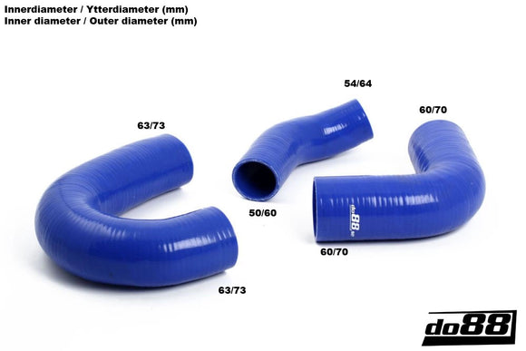 do88 Volvo S40/V40 2.0T/T4 98-04 Pressure Hoses Blue