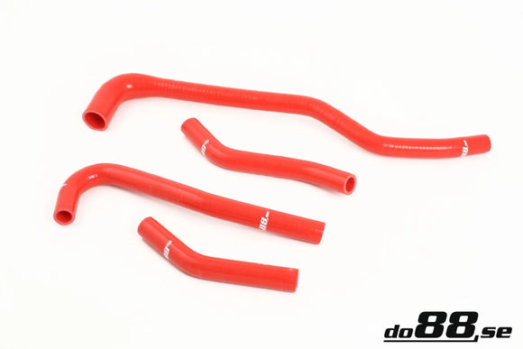 do88 SAAB 9000 92-98 Heater Hoses Red