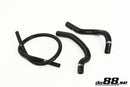 do88 Volvo 240 Turbo 79-84 Coolant Hoses Complement Black-1