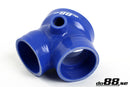 do88 99-02 Audi S4/A6 2.7L BiTurbo (AGB/AJK/AZA) Throttle Body Hose - Blue-1