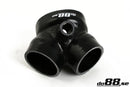 do88 99-02 Audi S4/A6 2.7L BiTurbo (AGB/AJK/AZA) Throttle Body Hose - Black-1