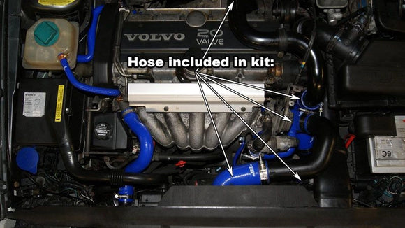 do88 Volvo 850/S70/V70 Turbo 94-98 Pressure Hoses Blue