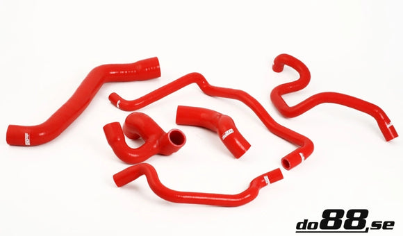 do88 Opel Calibra Vectra A Turbo C20LET Coolant Hoses Red