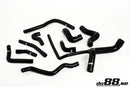 do88 91-97 Audi S4/S6/A6 2.2T C4 (AAN) Radiator Hoses - Black-1