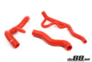 do88 Volvo 700/940 Turbo Coolant Hoses Red-1