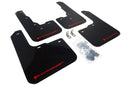 Rally Armor 13-16 Dodge Dart Black UR Mud Flap w/ Red Logo-1