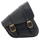 Willie & Max HD Sportsters, Custom Hard Tails Brass Monkey Swingarm Bag Dual Shock - Black-1