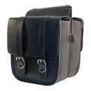 Willie & Max Universal Standard Straight Saddlebags (11 in L x 12 in W x 3.5 in H) - Black-1