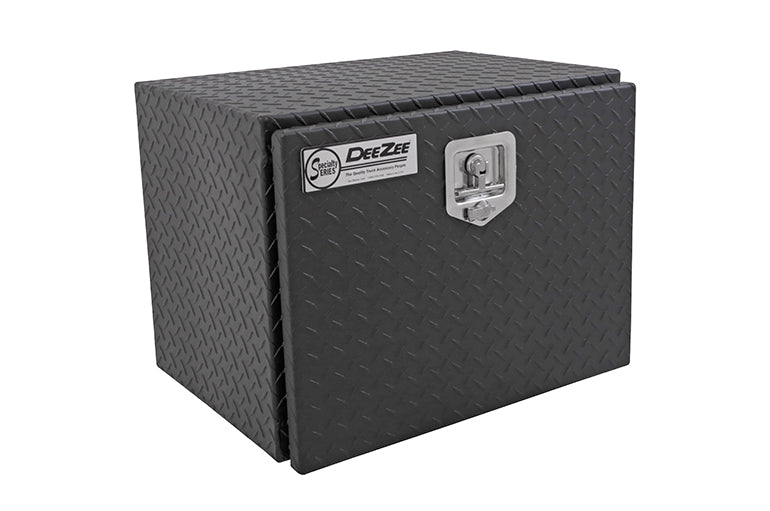 Deezee Universal Tool Box - Specialty Underbed Black BT Alum 36X20X18 (Txt Blk)