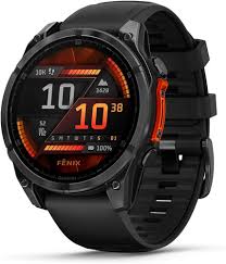 Garmin fenix 8 47 mm. AMOLED. Slate Gray with Black Silicone Band