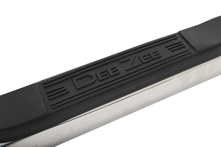 Deezee 99-16 Ford SuperDuty Tubes - 3In Round Stainless Polished CrewCab - 0