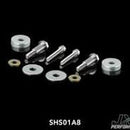 Driveshaft Carrier Spare Hardware Set - 2x M8x1.25 (UNI05B0) Shoulder Bolts and 2x M8x40 Clamping Bolts w/ 2x M6x1.00x20 mm Bolts-1