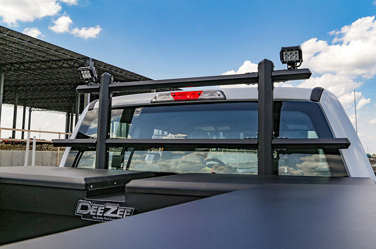Deezee 07-23 Chevrolet Silverado Cargo Management Cab Rack (Txt Black) - 0