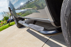 Deezee 19-2022 Dodge/Ram Ram Tubes - 4In Oval Black Steel CrewCab - 0