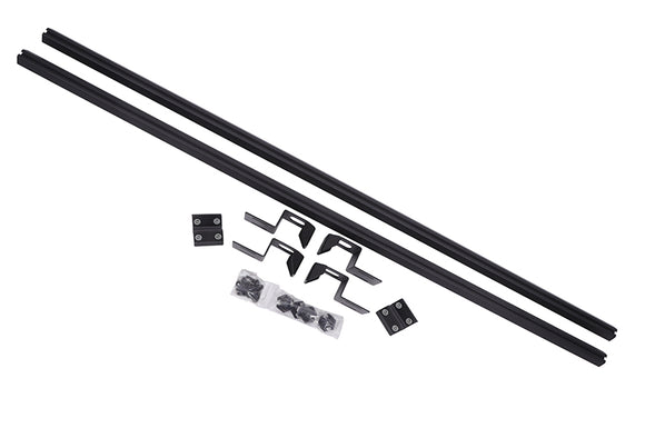 Deezee Universal Cargo Management Universal Hex Series Cross Rails - Txt Blk (MidSize)