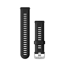 Garmin Forerunner Watch Bands (22 mm). Black with Slate Hardware