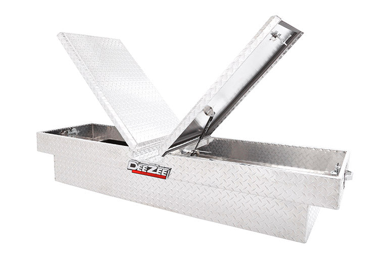 Deezee Universal Tool Box - Red Crossover - Double BT Alum Full Size - 0