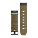 Garmin QuickFit 26 Watch Bands. Tactical Coyote Tan Nylon-1