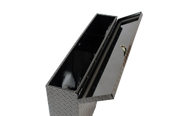 Deezee Universal Tool Box - Specialty Wheel Well Black BT (Driver Side)