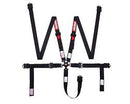 RaceQuip Camlock 5 Point 2In Auto Racing Harness Set / Pull-Down Lap / SFI 16.1 Seat Belt Set- Black-1