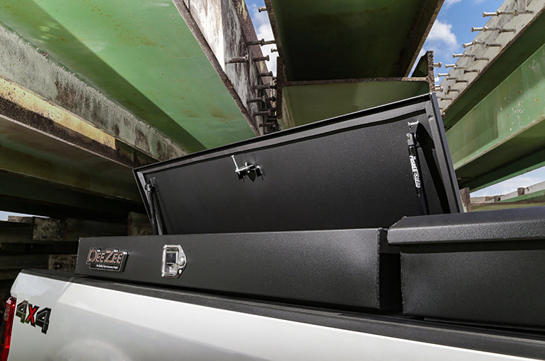 Deezee Universal Tool Box - Hardware Side Mount - Black 60In