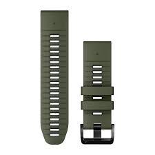 Garmin QuickFit 26 Watch Bands. Moss/Graphite Silicone