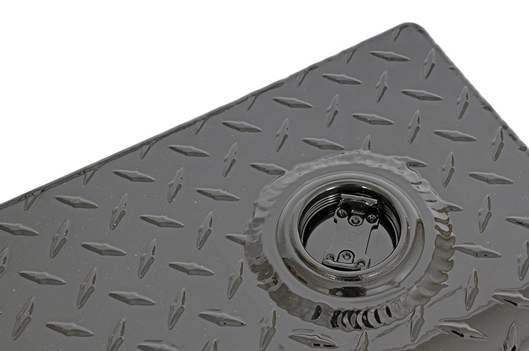 Deezee Universal Tanks - Combo Auxiliary Black Tread Aluminum (92 Gal)