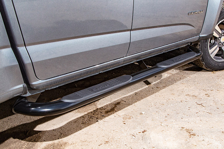 Deezee 09-2022 Dodge/Ram Ram Tubes - 4In Oval Black Steel CrewCab - 0