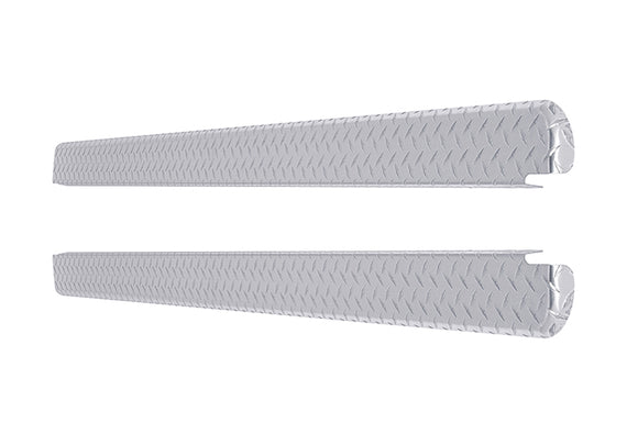 Deezee 07-13 Chevrolet Silverado Bed Cap Wrap W/Stake Pockets Brite-Tread Aluminum 8Ft Bed