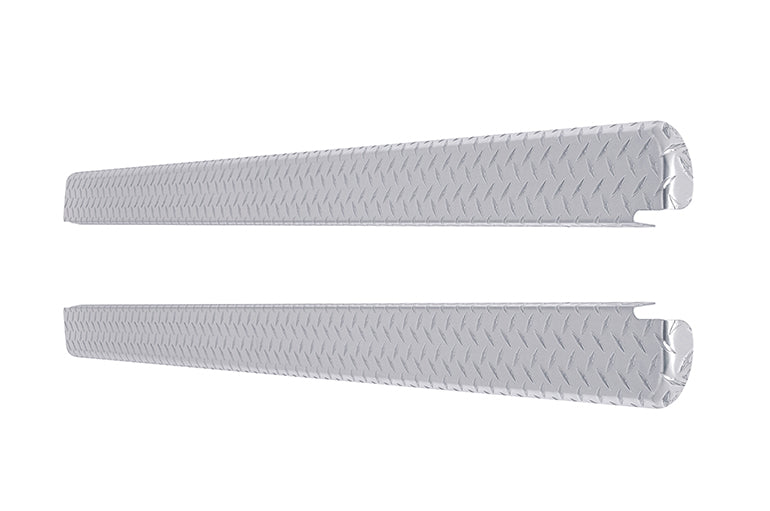 Deezee 07-13 Chevrolet Silverado Bed Cap Wrap W/Stake Pockets Brite-Tread Aluminum 8Ft Bed - 0