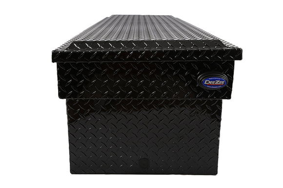 Deezee Universal Tool Box - Blue Crossover - Single Lid (Txt Blk)