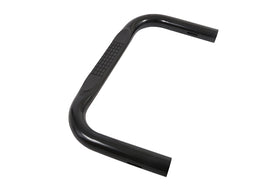 Deezee Universal Tubes - 3In Round Universal - Black Steel RegCab