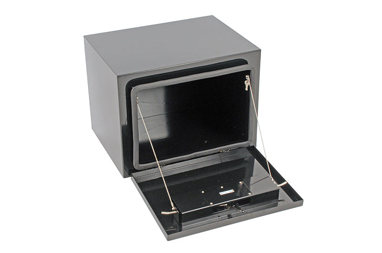 Deezee Universal Tool Box - HD Underbed Black Steel 18X18X48 - 0