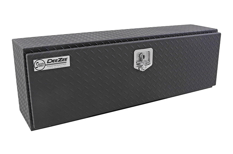 Deezee Universal Tool Box - Specialty Topsider Black BT Alum