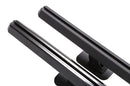 Deezee 04-23 Ford F-150/Super Duty Hex Series Side Rails - Gloss Black 8Ft Bed-3