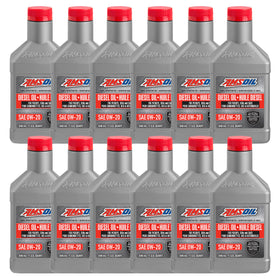 AMSOIL 0W-20 100% Synthetic Diesel Oil Case of 12