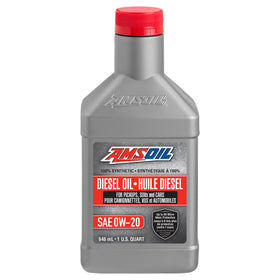 AMSOIL 0W-20 100% Synthetic Diesel Oil 946 ml Bottle