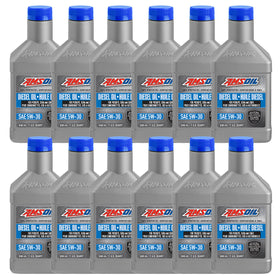 AMSOIL 5W-30 100% Synthetic Diesel Oil Case of 12