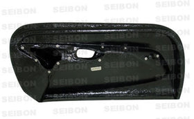 Seibon 93-98 Toyota Supra Carbon Fiber Door Panels (Pair) - 0