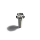 Ticon Industries Titanium Bolt Flanged M10x20x1.25TP 14mm 6pt Head Drilled-1