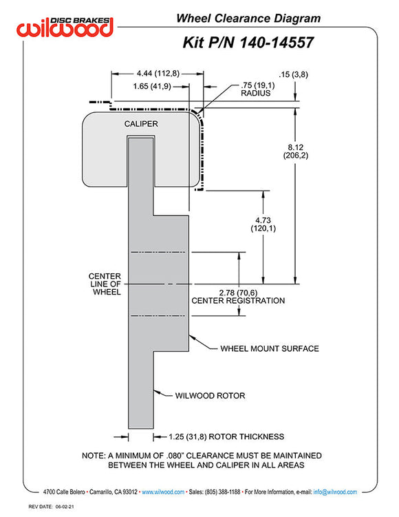 Wilwood AERO6 Front Big Brake Race Kit 14.00 Black 96-13 Chevrolet Corvette Z06 (C5/C6) w/o Lines
