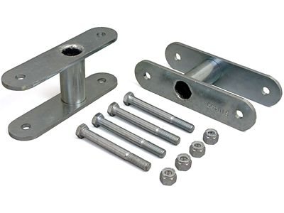 Daystar 1987-1995 Jeep Wrangler YJ 4WD - Front Super Shackle (Non Grease/No Bushings) 1/2in Lift