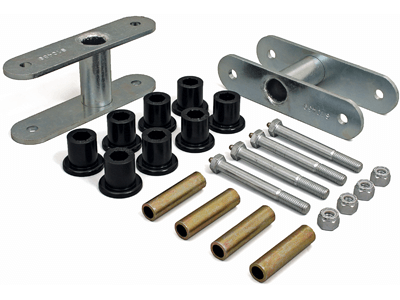 Daystar 1987-1995 Jeep Wrangler YJ 4WD - Front Greaseable Super Shackle 0in Lift (Stock Replacement)