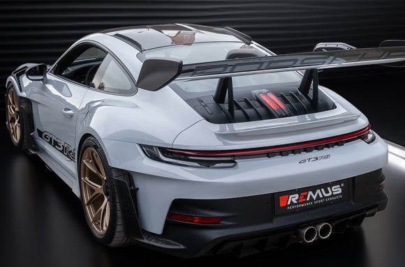 Remus 22+ Porsche 911 GT3RS (992) Titanium Full Exhaust System (Centered)