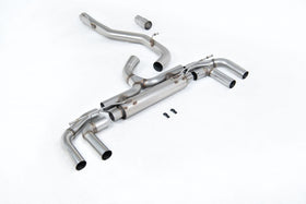 Milltek 80mm Cat Back System - VW / Mk8 / Golf / R  Race (Non-Valved) - 0