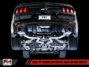 AWE Touring Edition Cat-back Exhaust for S550 Mustang GT - Chrome Silver Tips-6