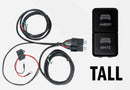 Cali Raised 43 Amber/White Dual Function Led Bar - Dual Function Wire Harness/Tall Dual Function Sw-2