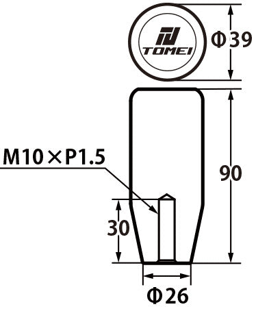 TOMEI DURACON SHIFT KNOB